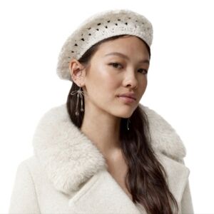 UO Stace Crochet Beret